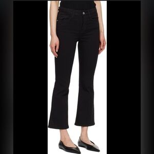 Frame Women’s Le Crop Mini Boot Jeans Black Casual Business Casual Size 27